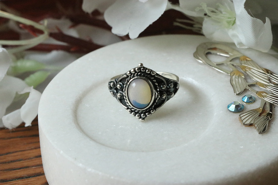Sterling Silver Gemstone Ring