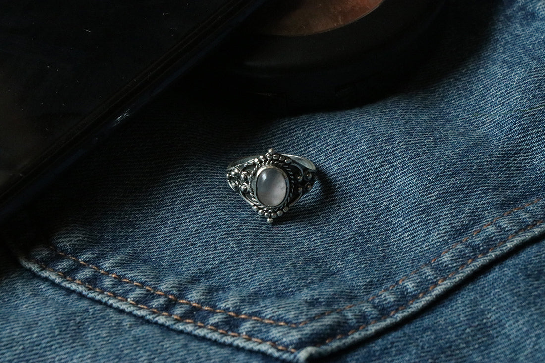 Sterling Silver Gemstone Ring