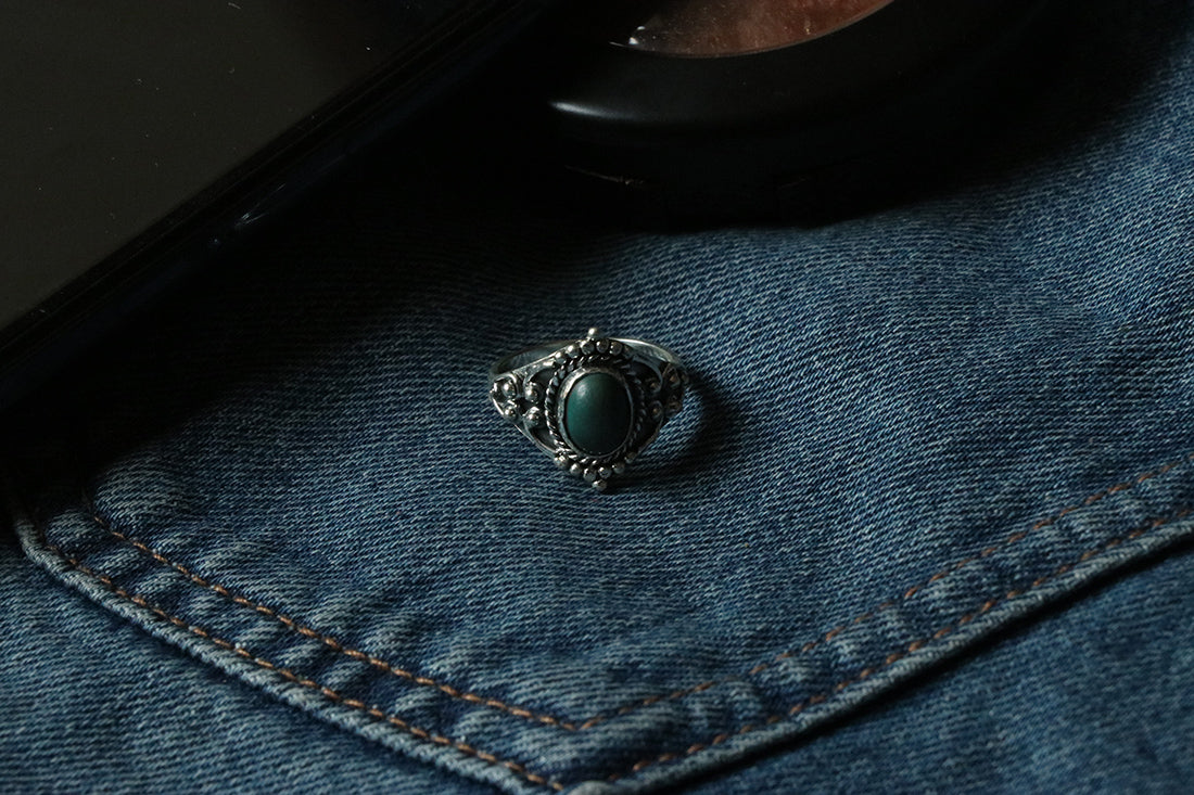 Sterling Silver Gemstone Ring