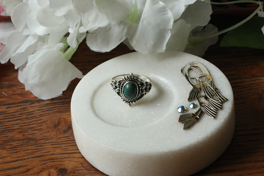 Sterling Silver Gemstone Ring