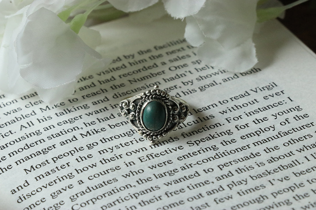 Sterling Silver Gemstone Ring