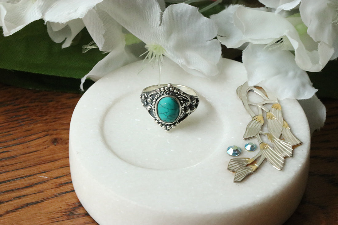 Sterling Silver Gemstone Ring