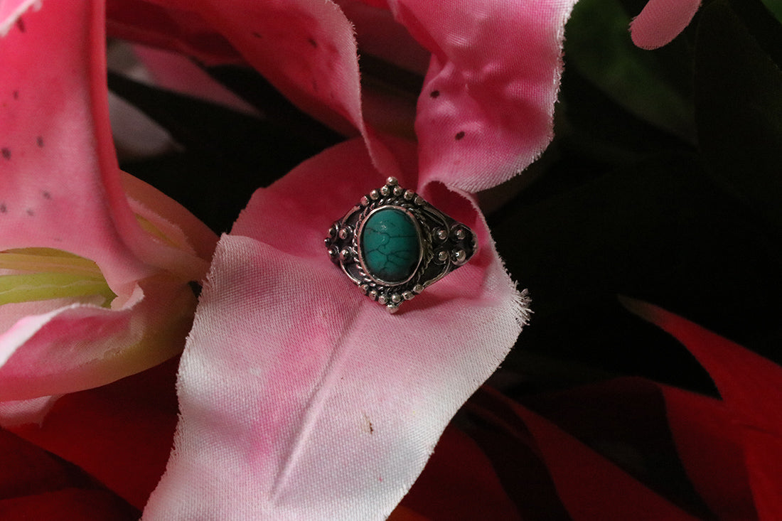 Sterling Silver Gemstone Ring