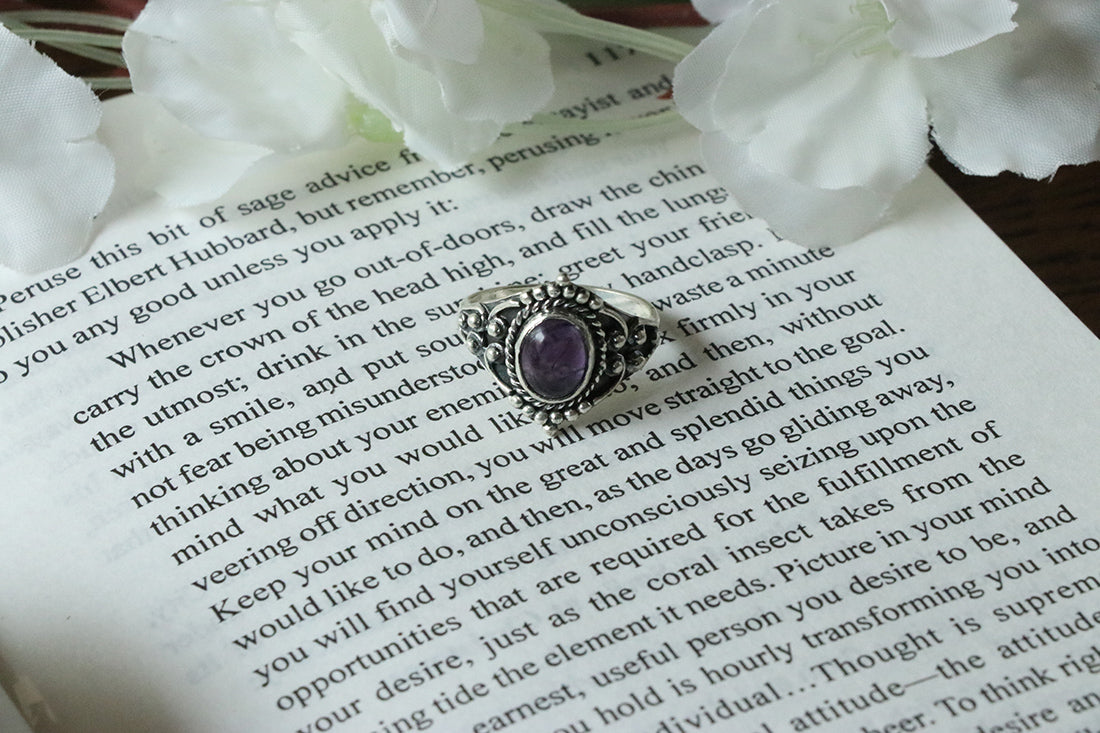 Sterling Silver Gemstone Ring