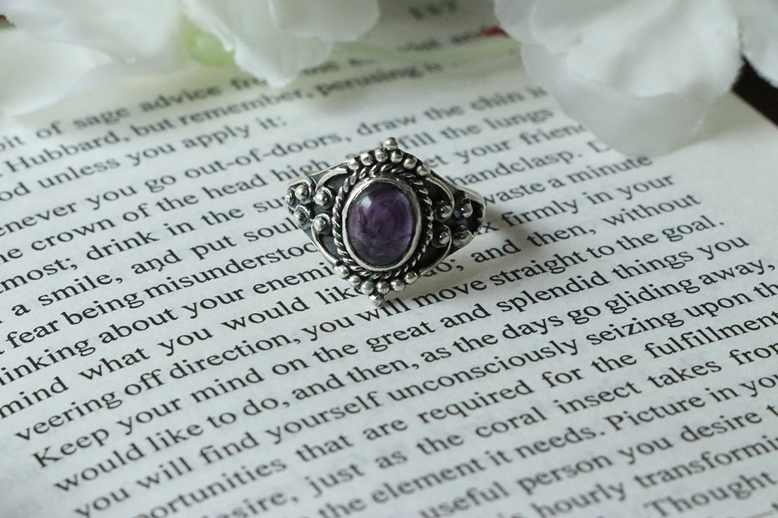 Sterling Silver Gemstone Ring
