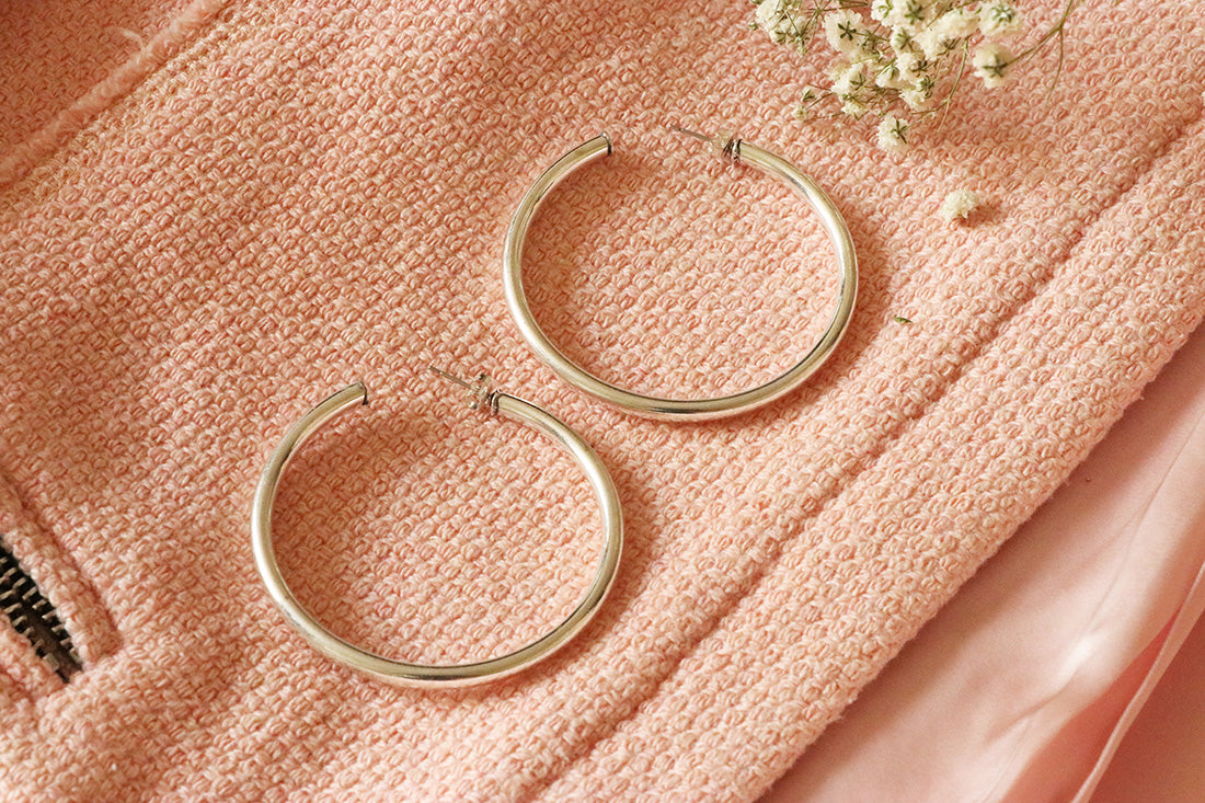 Basic Semi-Open Hoop Earrings