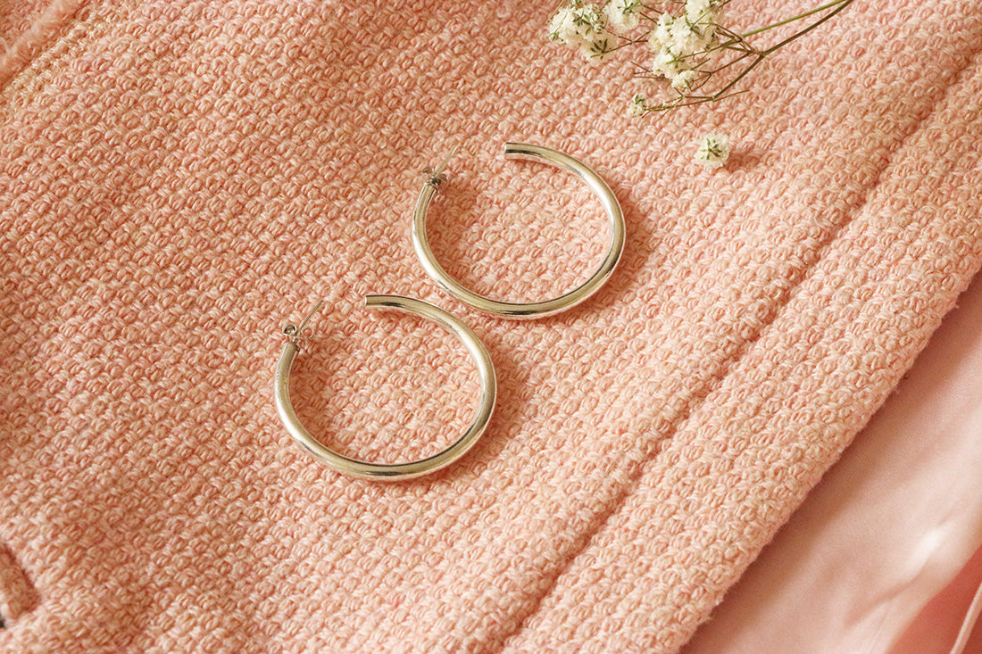 Basic Semi-Open Hoop Earrings