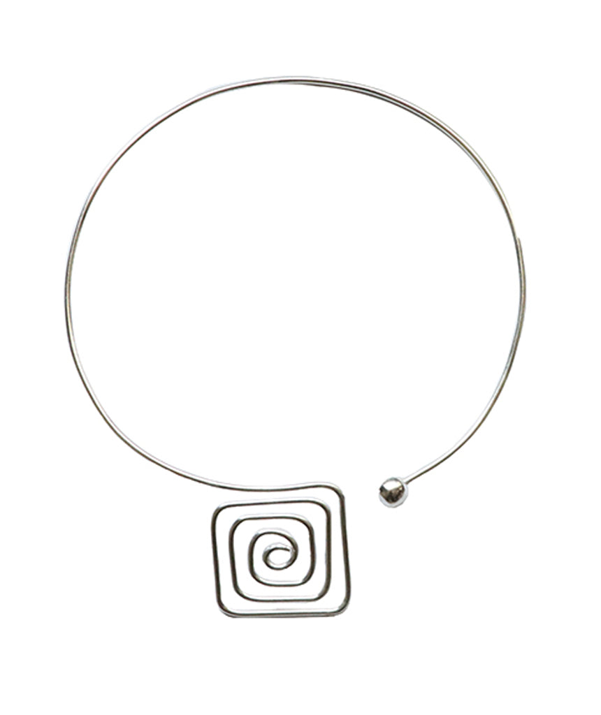 Square Pendant Choker