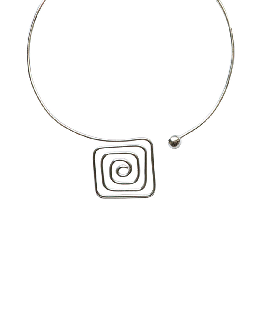 Square Pendant Choker