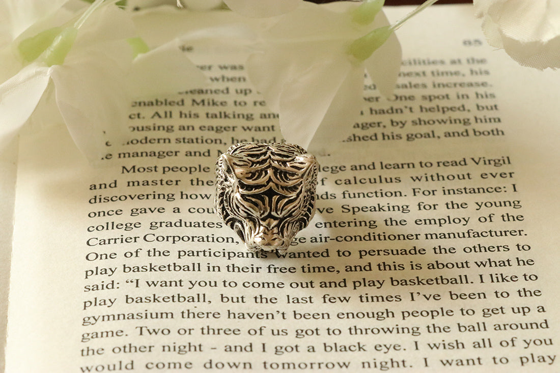 Tiger Head Ring