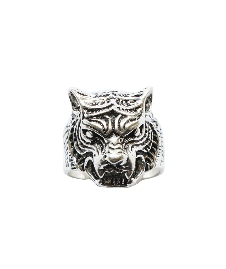 Tiger Head Ring