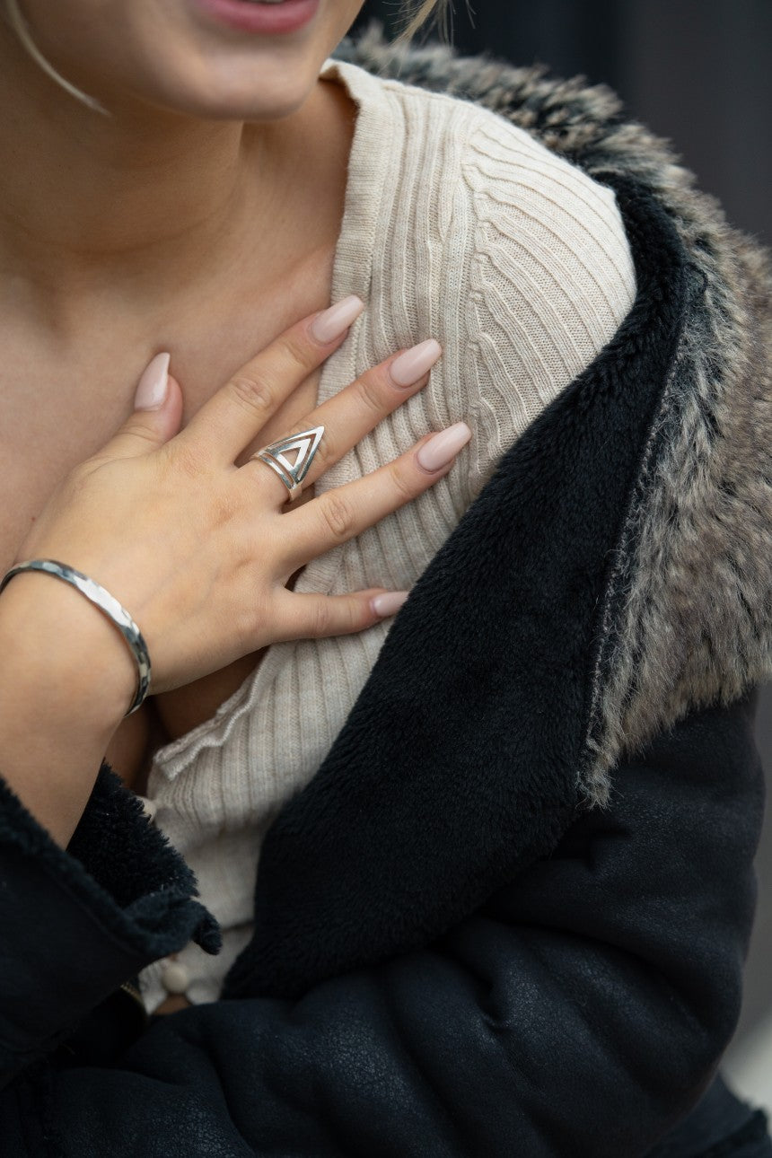 Geometric Triangle Ring