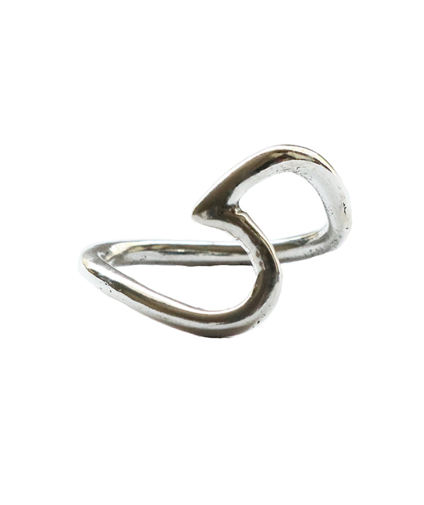 Silver Wave Ring