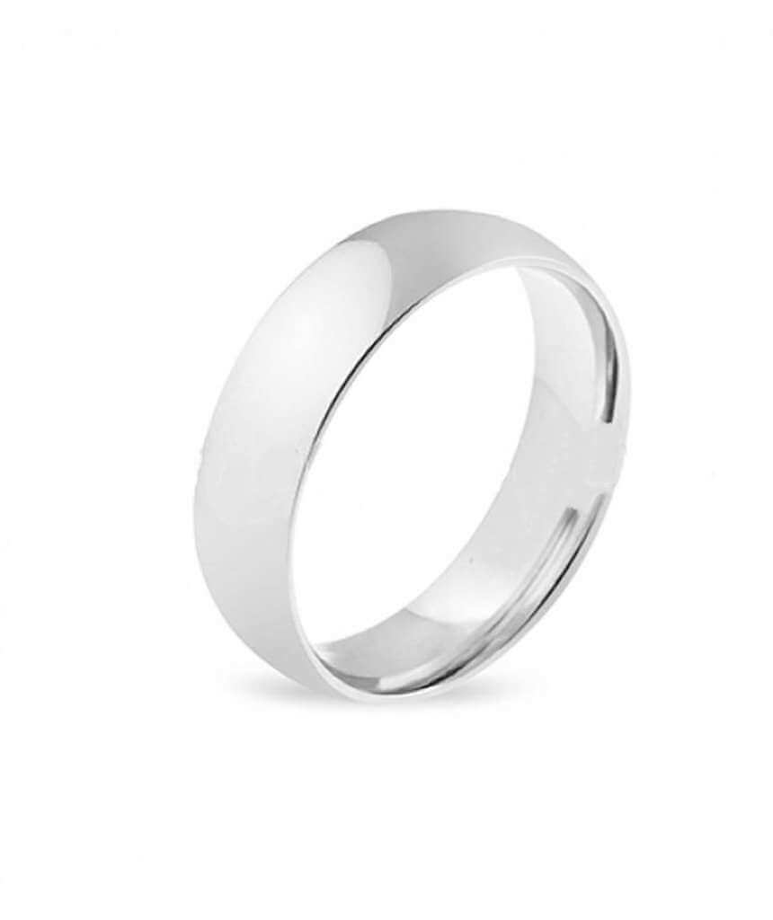 Simple Silver Band Ring
