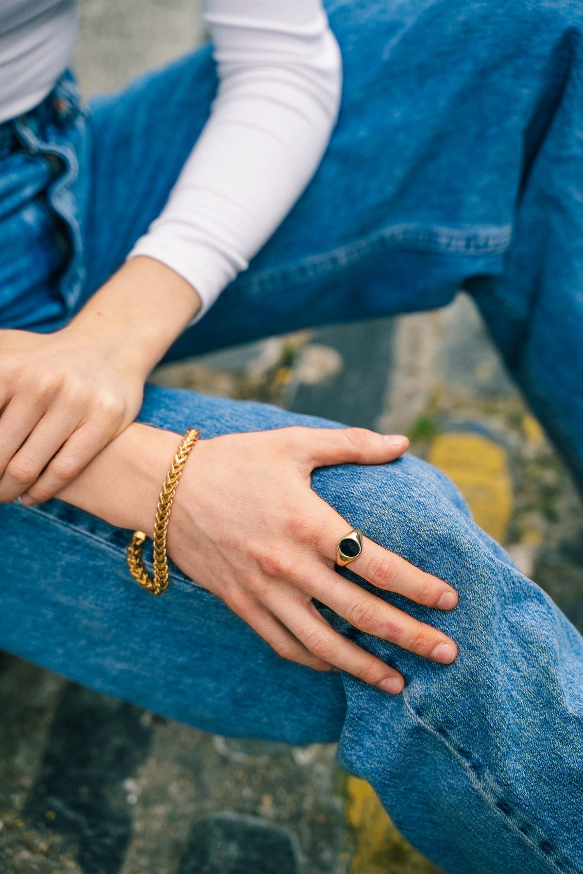 Stainless Steel Gold Bracelet