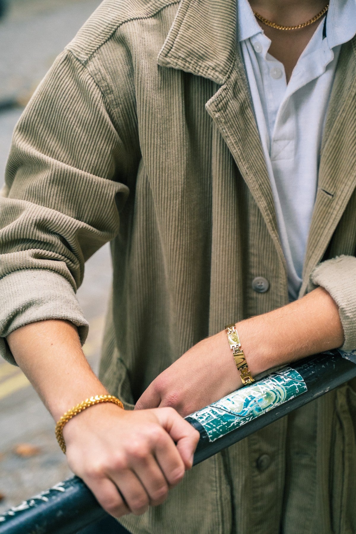 Stainless Steel Gold Bracelet