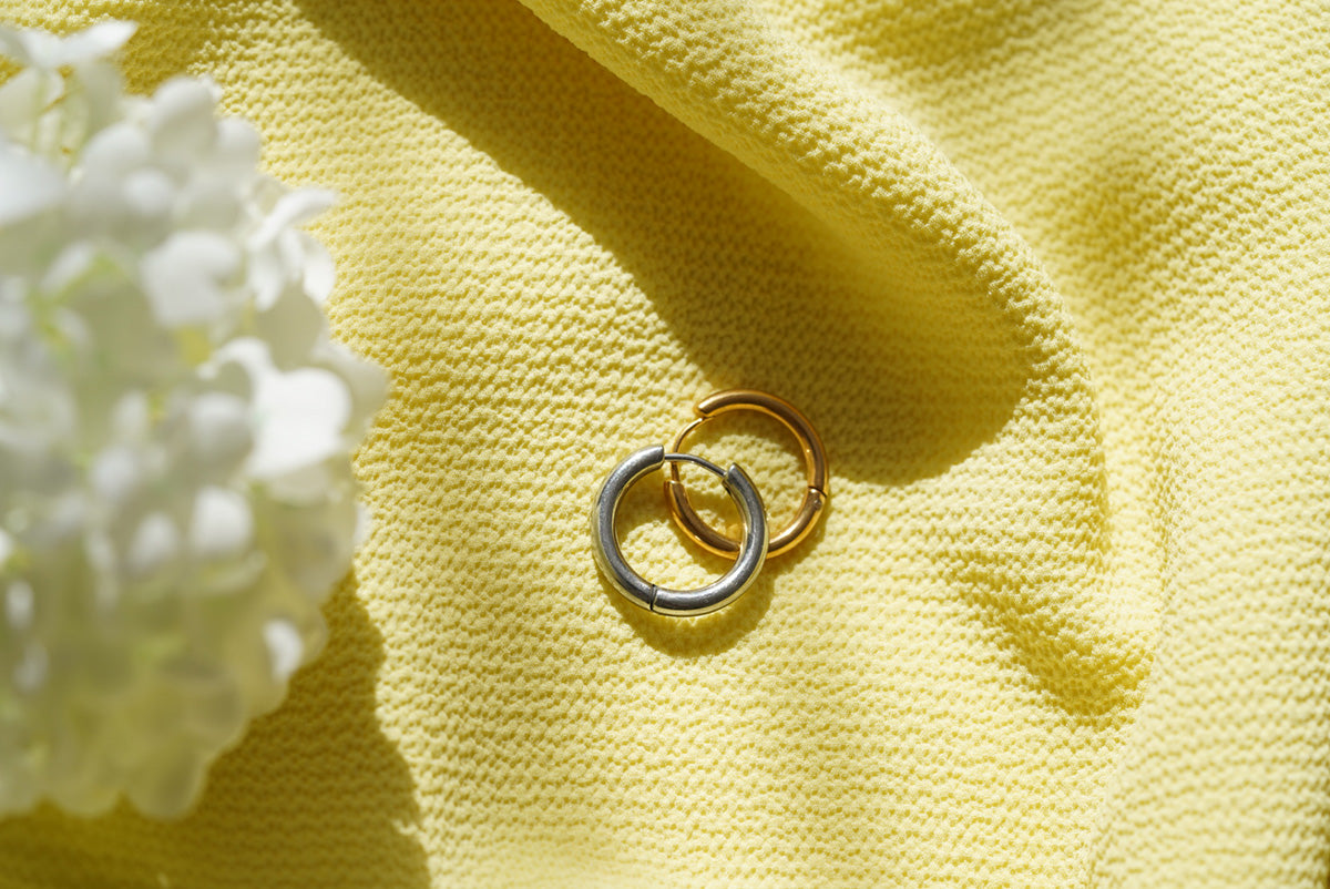 Stainless Steel Hoop Earrings