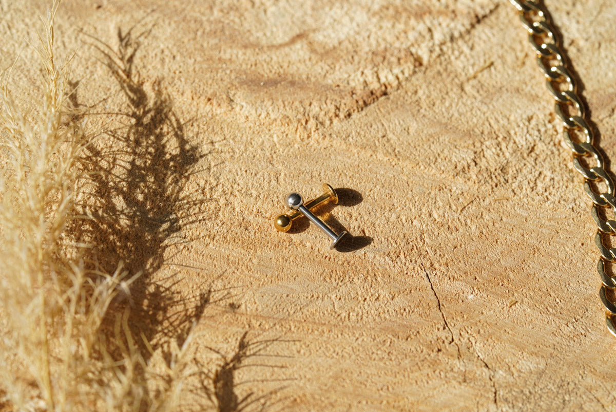 Stainless Steel Labret Piercing