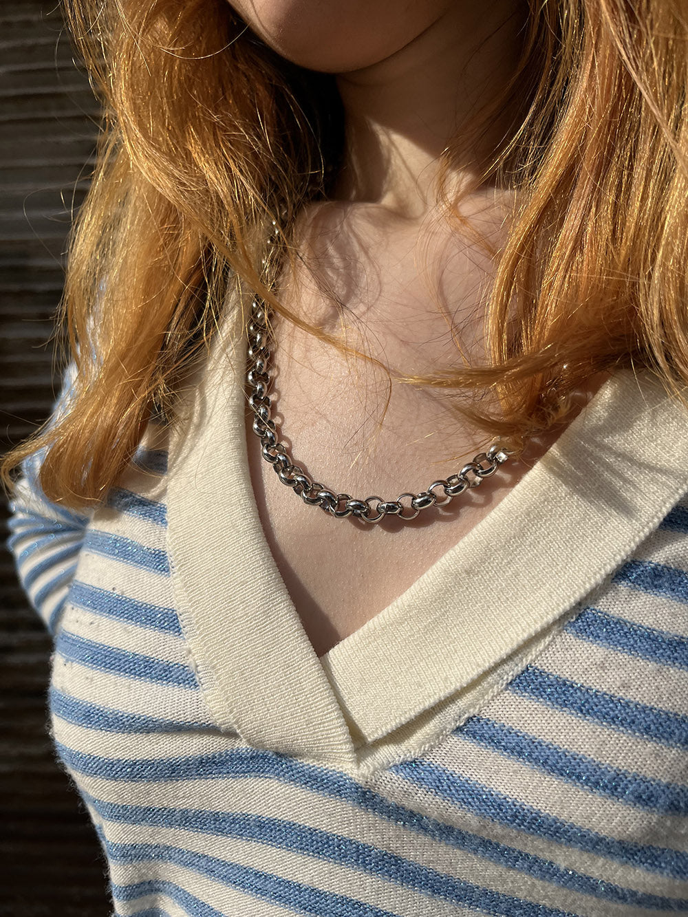 Stainless Steel Link Necklace