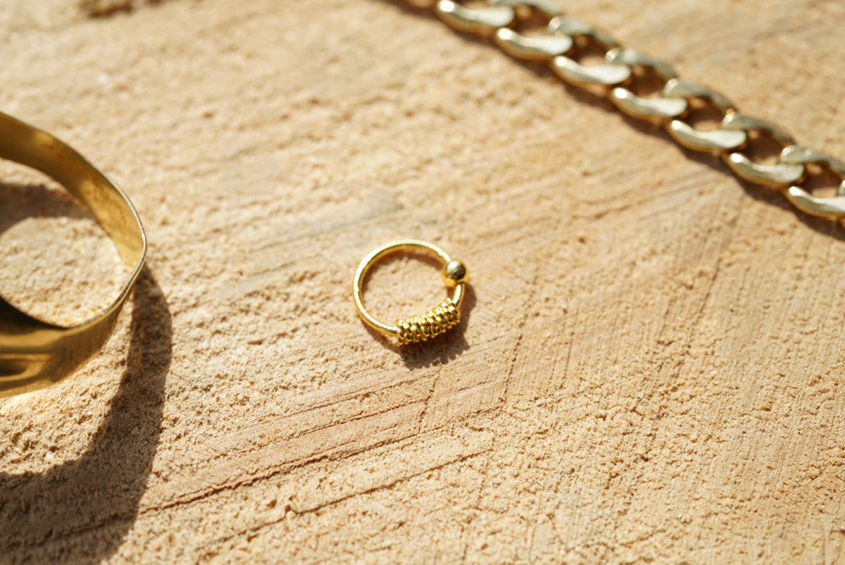 Sterling Silver Bali Nose Ring