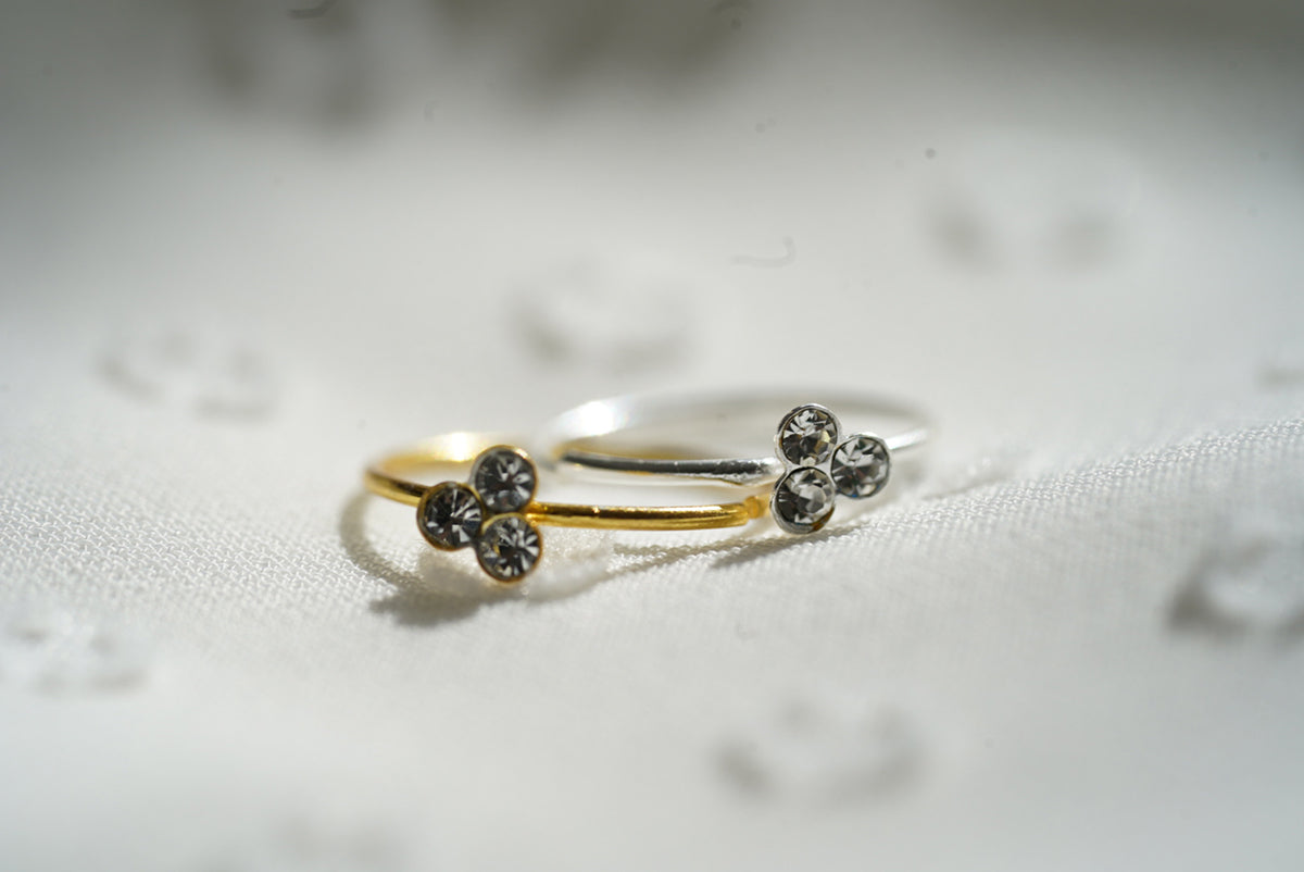 Sterling Silver Gold Plated Nose and Ear Piercing