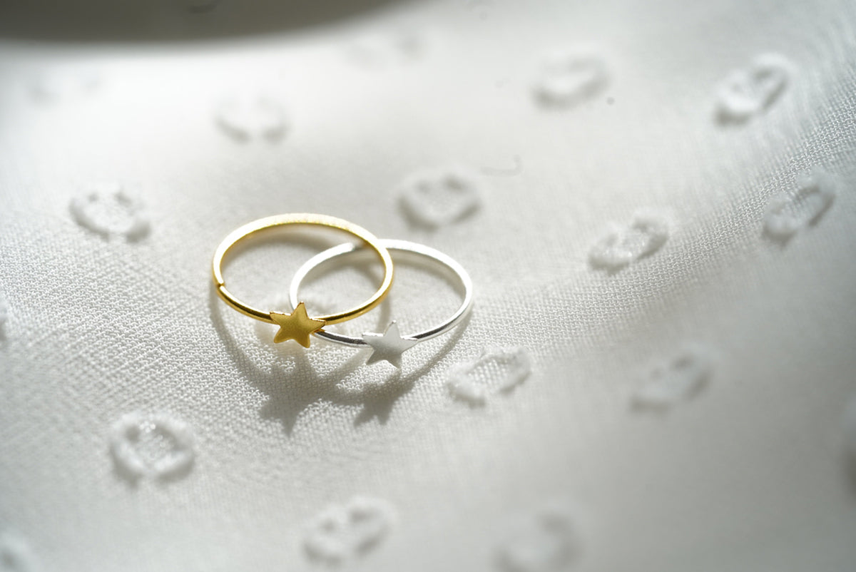 Sterling Silver Gold Plated Nose and Ear Piercing