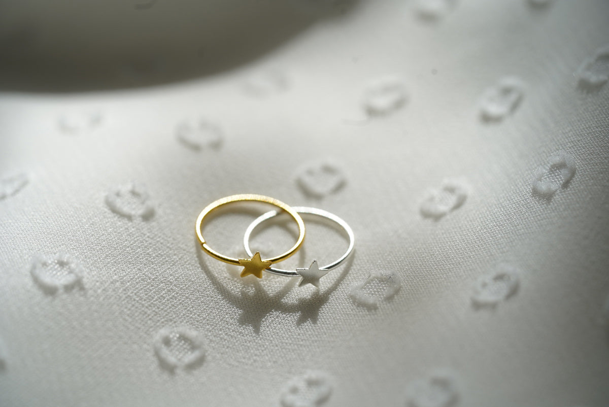 Sterling Silver Gold Plated Nose and Ear Piercing