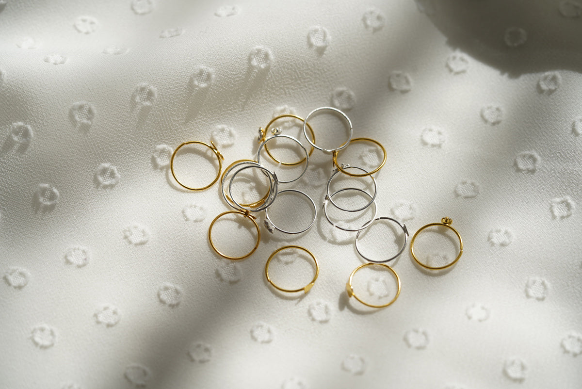 Sterling Silver Gold Plated Nose and Ear Piercing