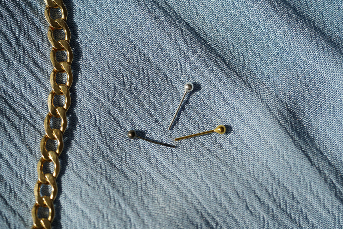 Sterling Silver Nose Stud With Ball