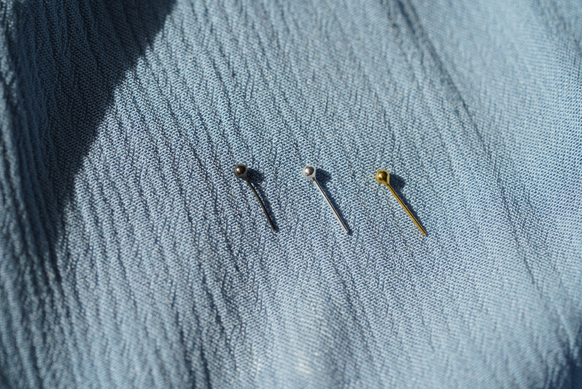 Sterling Silver Nose Stud With Ball