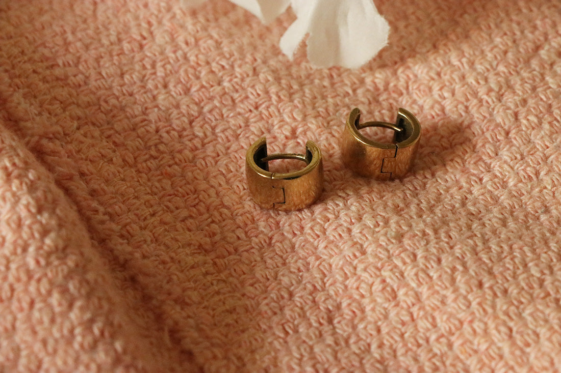 Tiny Gold Hoop Earrings