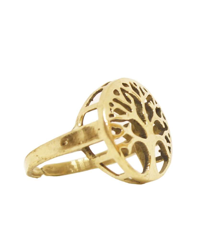 Tree of Life Ring Gold