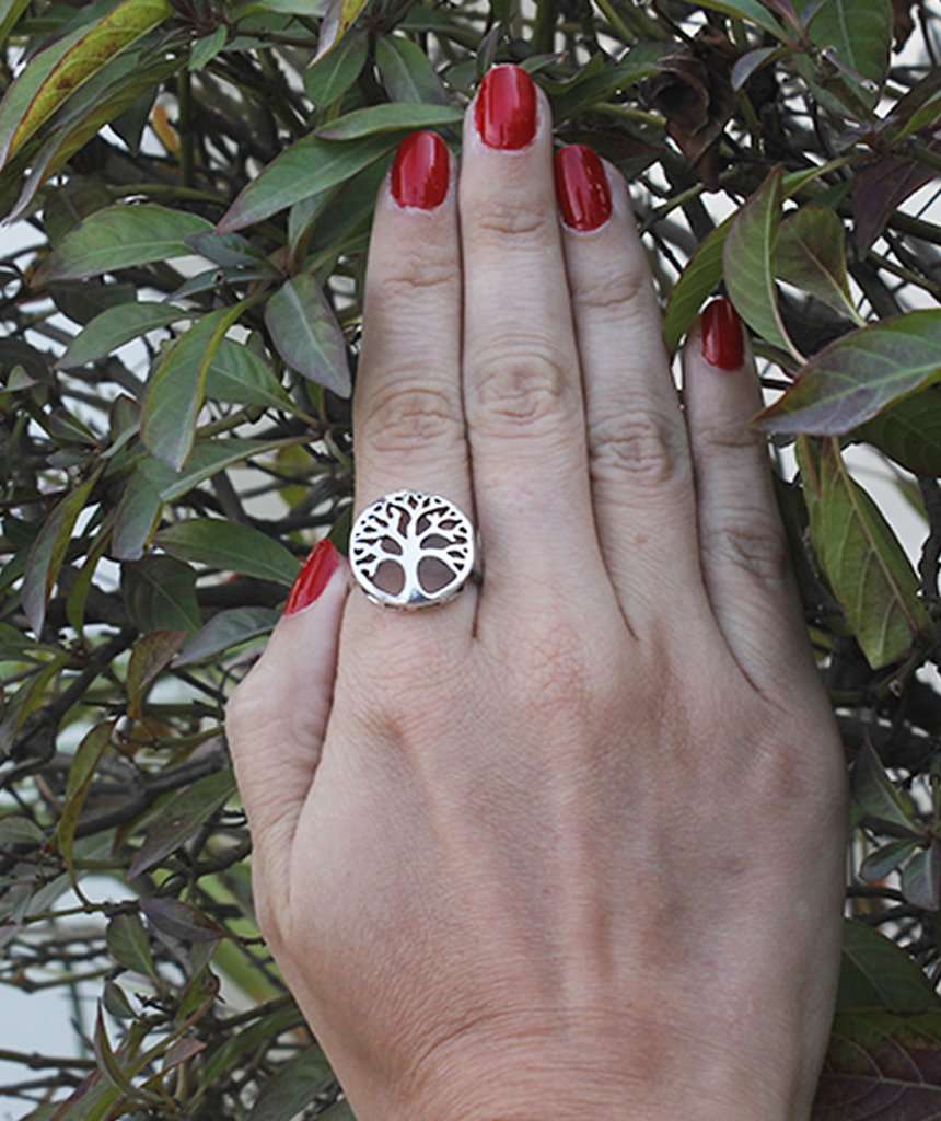 Tree of Life Ring Silver