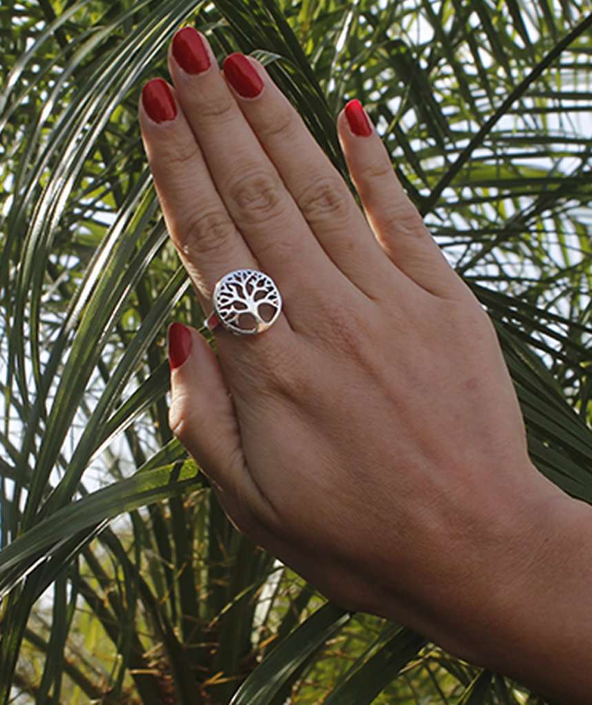Tree of Life Ring Silver