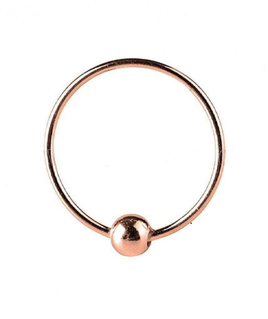 Unisex Classic Rose Gold Nose Ring