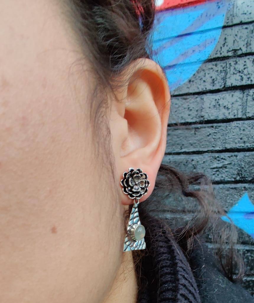 White Forrest Fairy Earrings