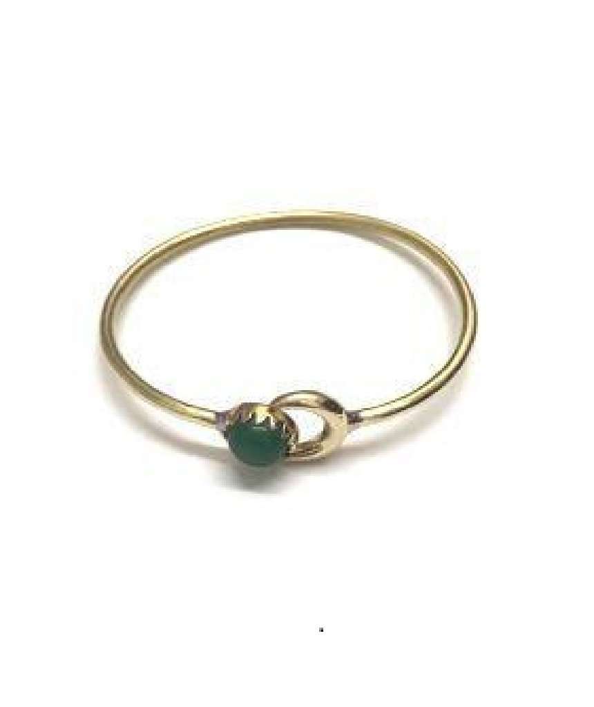 Moon Bracelet with Stone