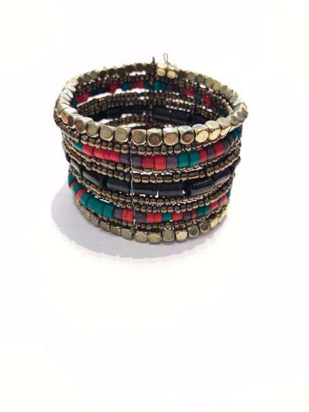 Gold & Red Cuff