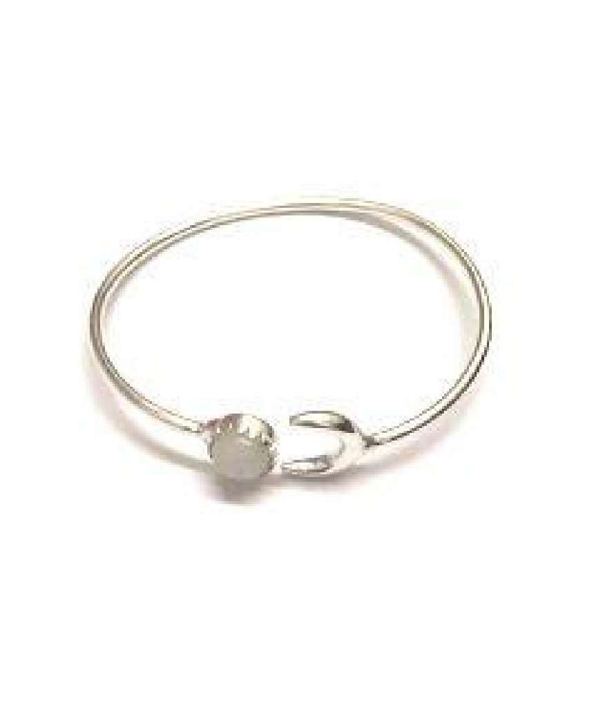 Moon Bracelet with Stone