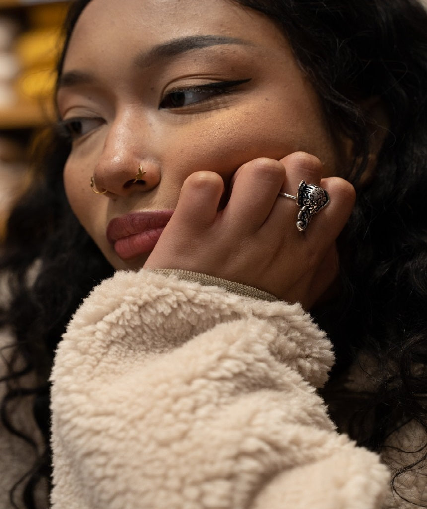 Elephant Head Ring