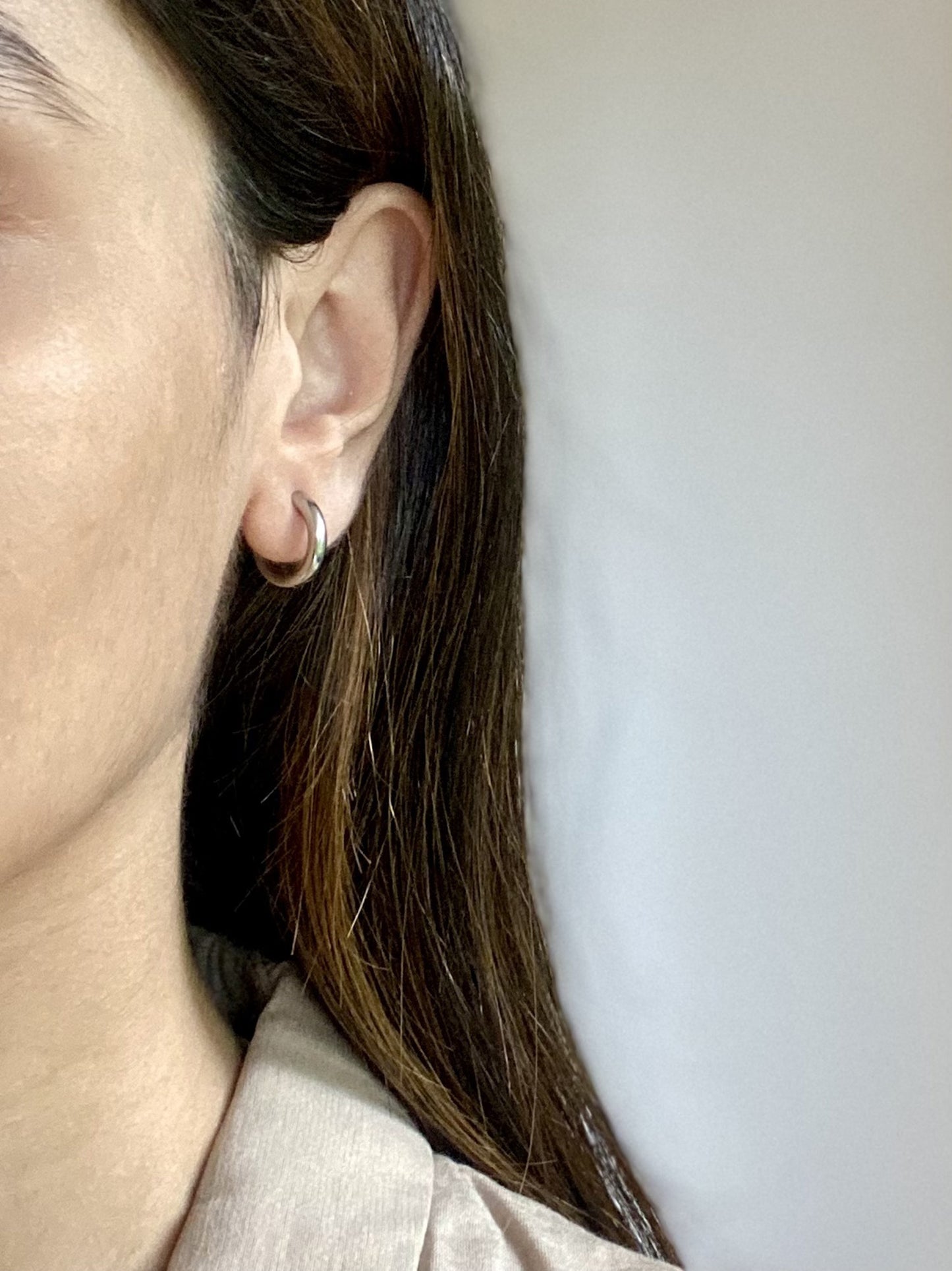 Stainless Steel Hoop Earrings