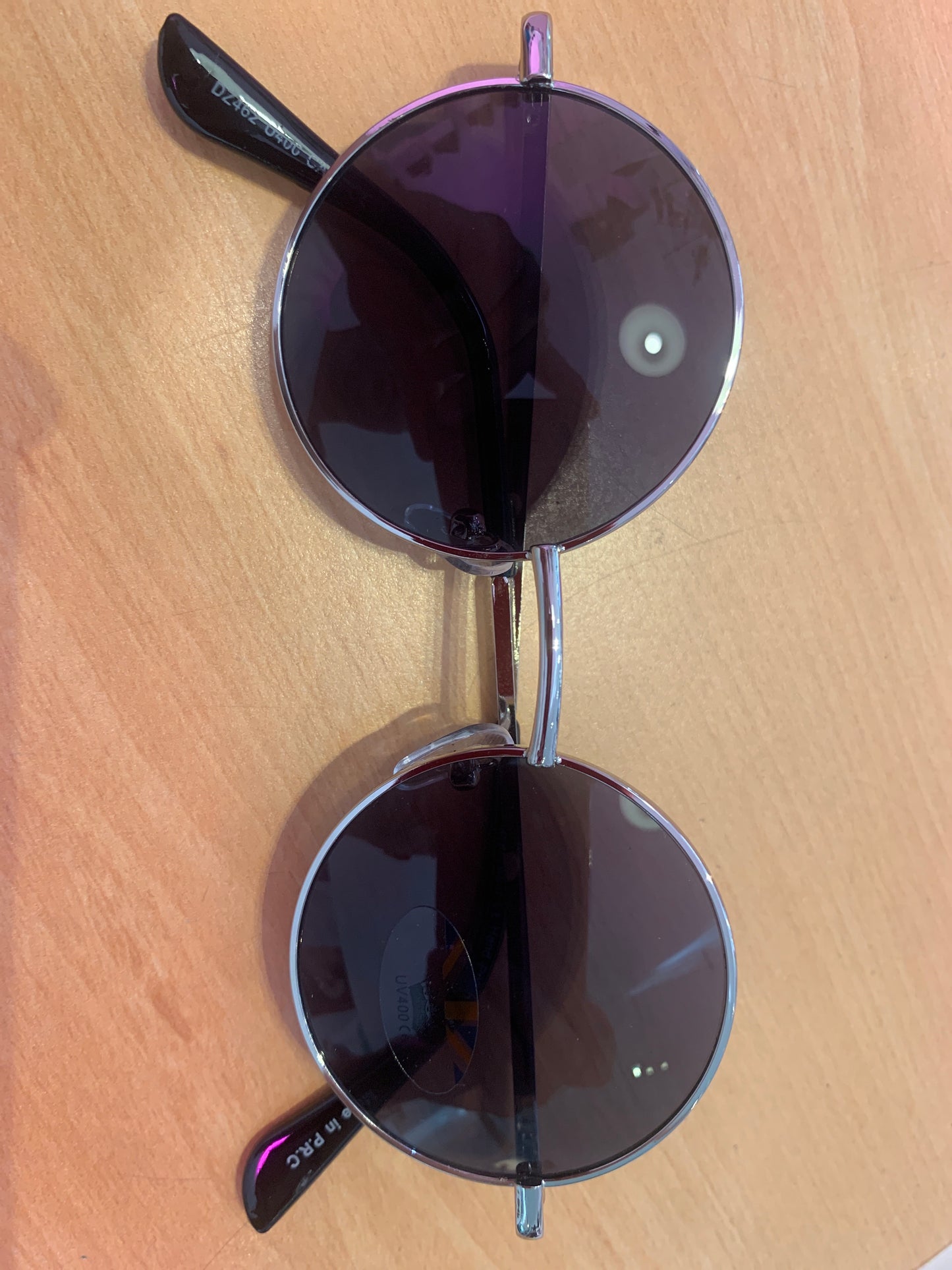 Round Sunglasses with Colored Frames