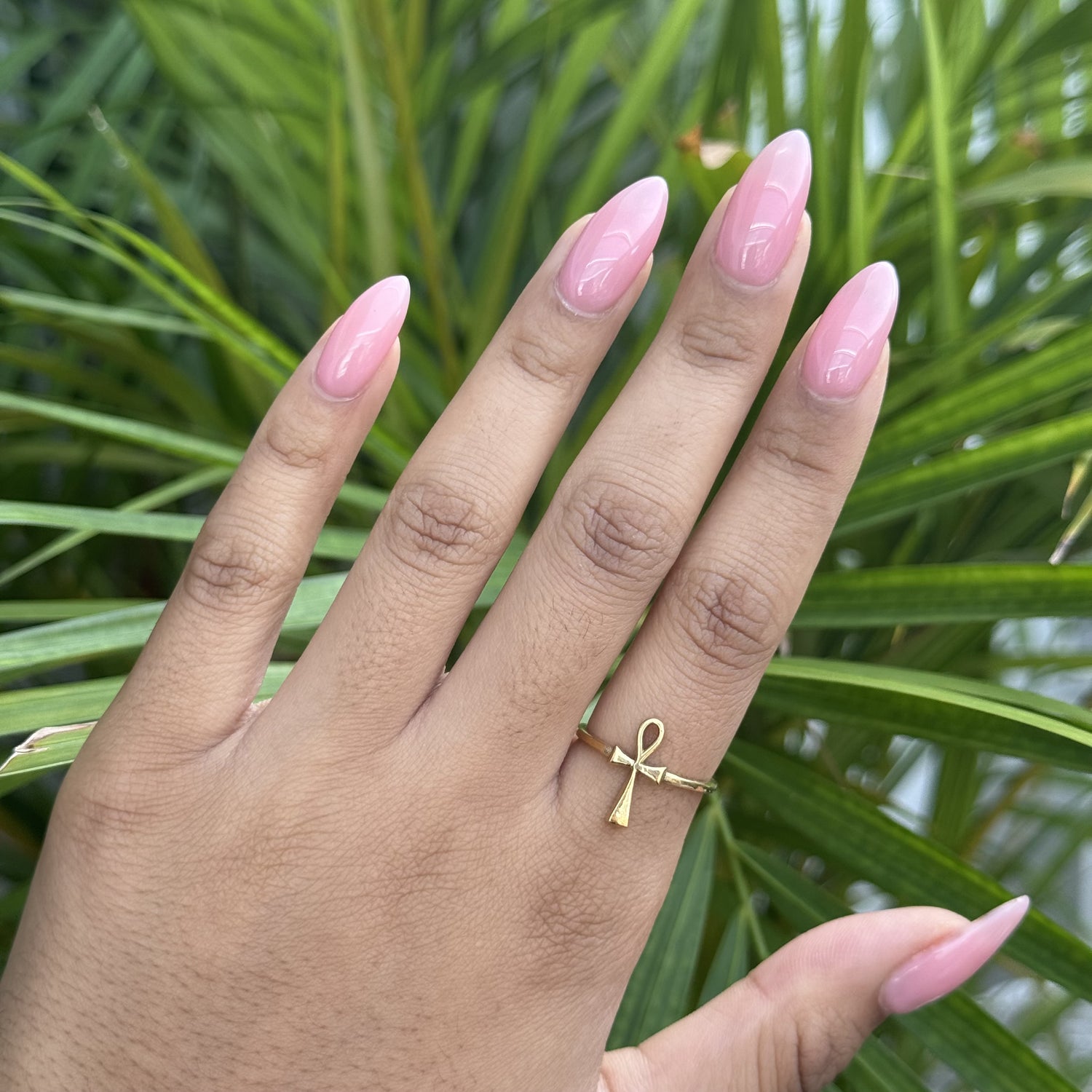 Gold Ankh Ring