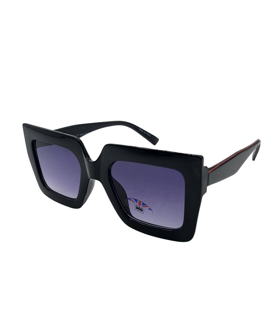 Black Big Square Oversized Sunglasses