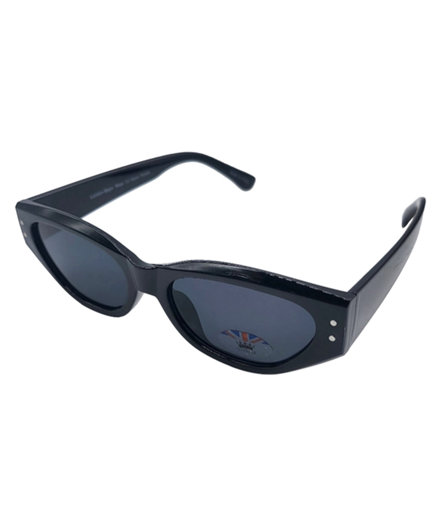 Black Oval Sunglasses