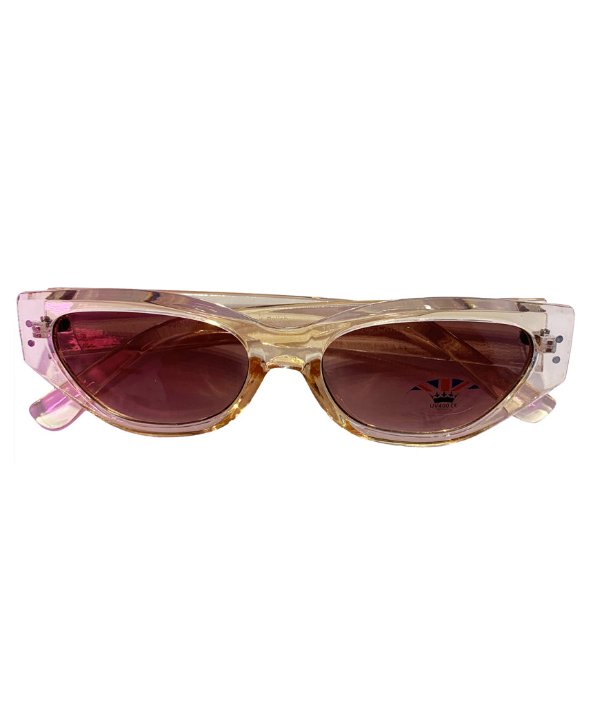 Clear Oval Sunglasses