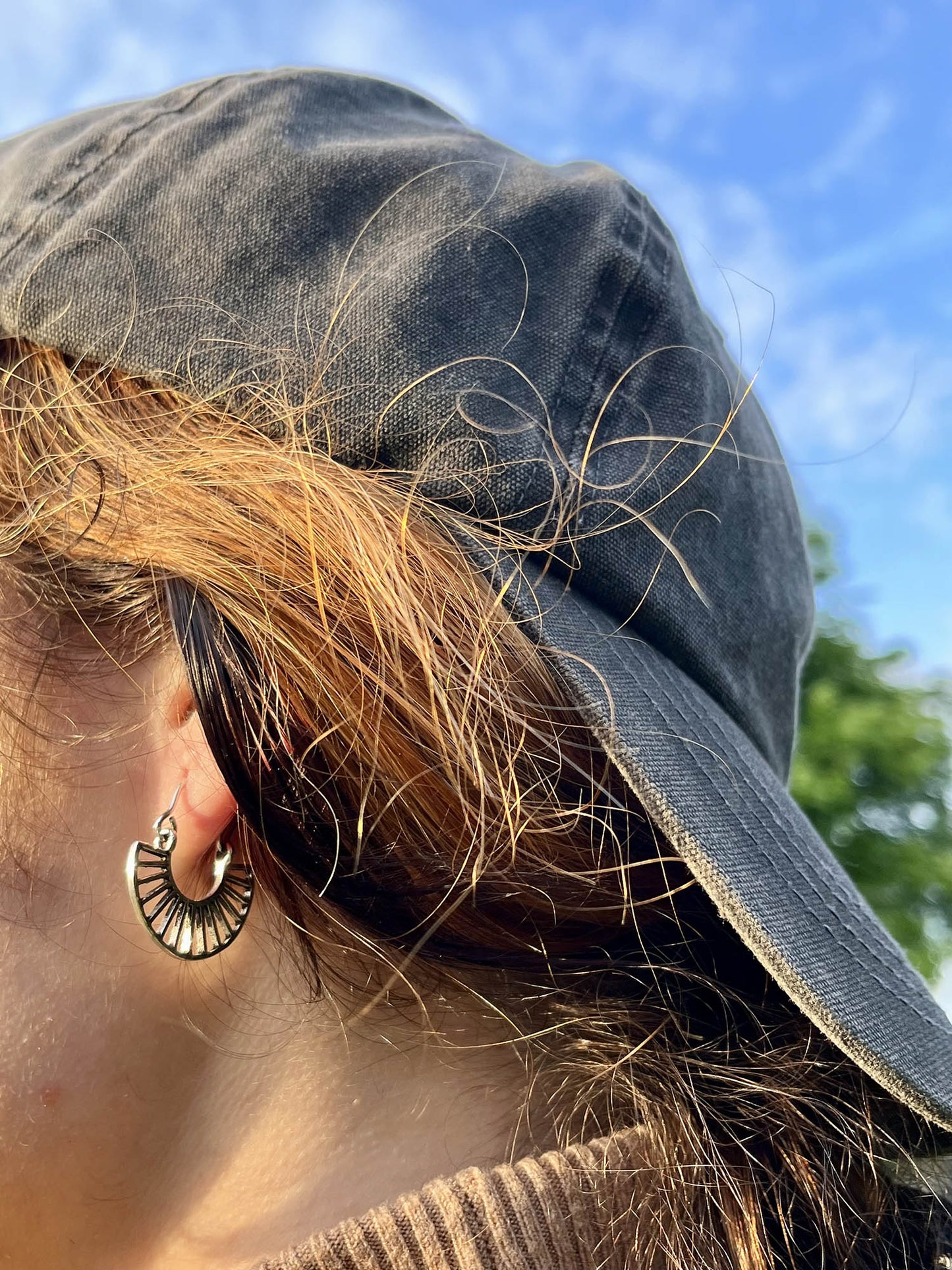 Cleopatra Fan Earrings