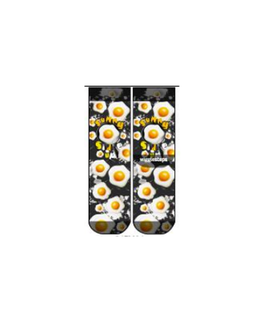 Dark Grey Sunny Side Up Socks