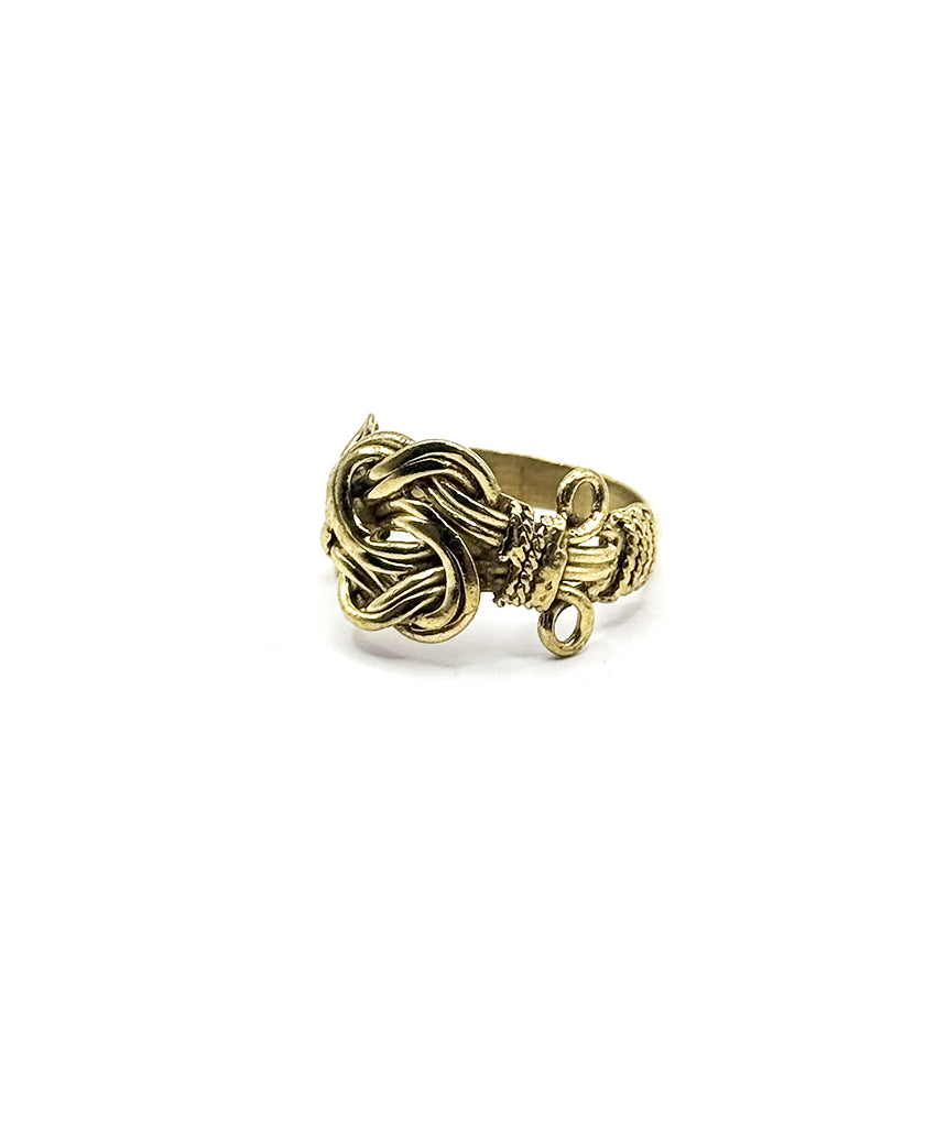 Gold Knotted Ring