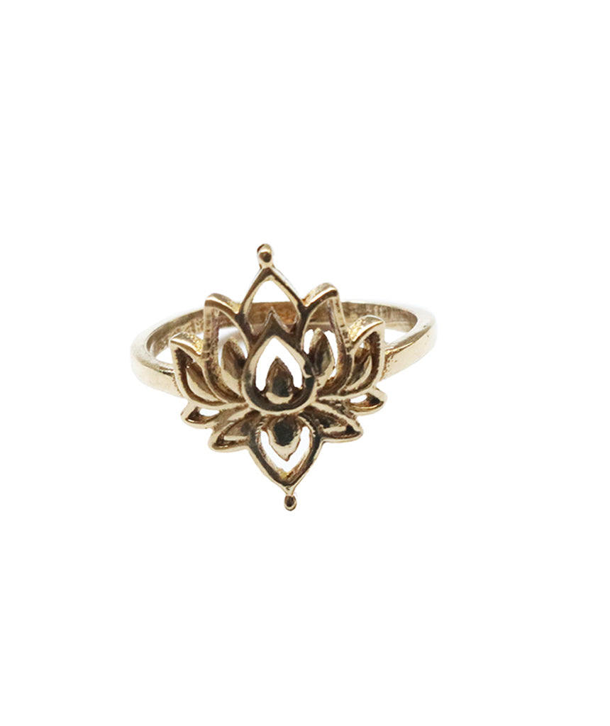 Gold Lotus Ring